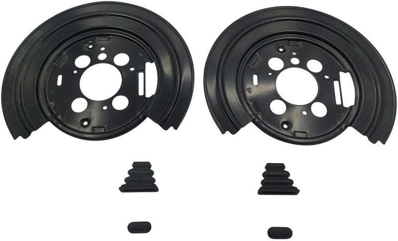 Forlevlaep 924-685 2Pcs Rear Driver & Passenger Side Brake Backing Plates for Chrysler Aspen 2007-2009 for Dodge Durango 2007-2009 for Ram 1500 2011-2012 for Ram 1500 Pickup 2006-2010 - Image 3